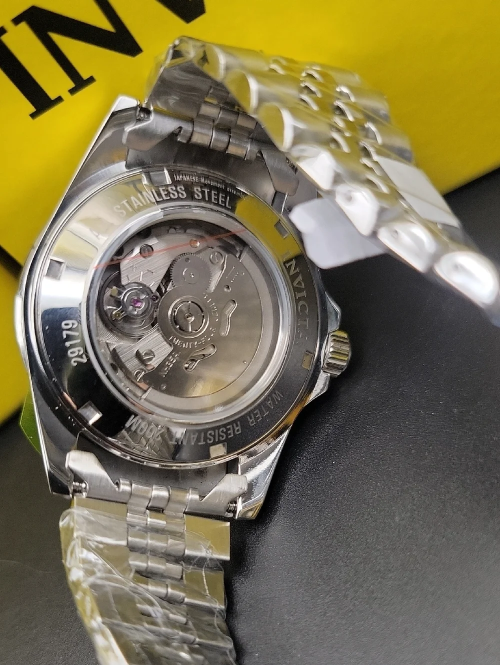29179 Invicta Mens Automatic Pro Diver 42mm Navigator Vivid Blue Watch Stainless